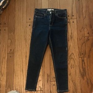 Topshop Midnight Blue Skinny Jeans